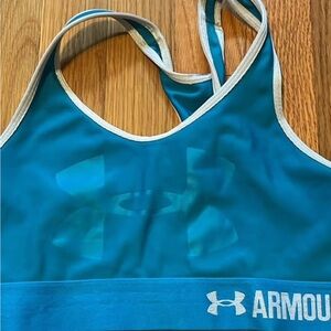 Under Armour Blue Swim Top Racerback Moisture-Wicking